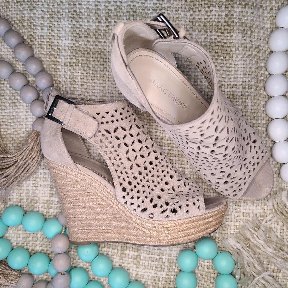 Marc Fisher Open Toe Booties